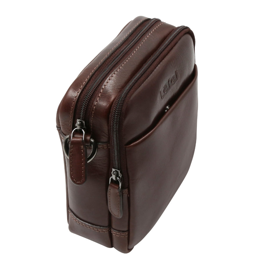 Double Zip Mens Sling Bag