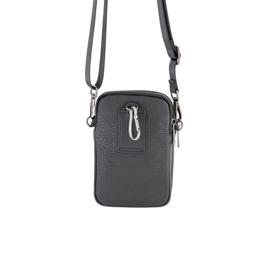 Midi double zip sling bag